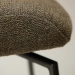 GLORY COUNTER SWIVEL Dark Olive W. Antique Brass Swivel Legs 300330122 07 Detail2