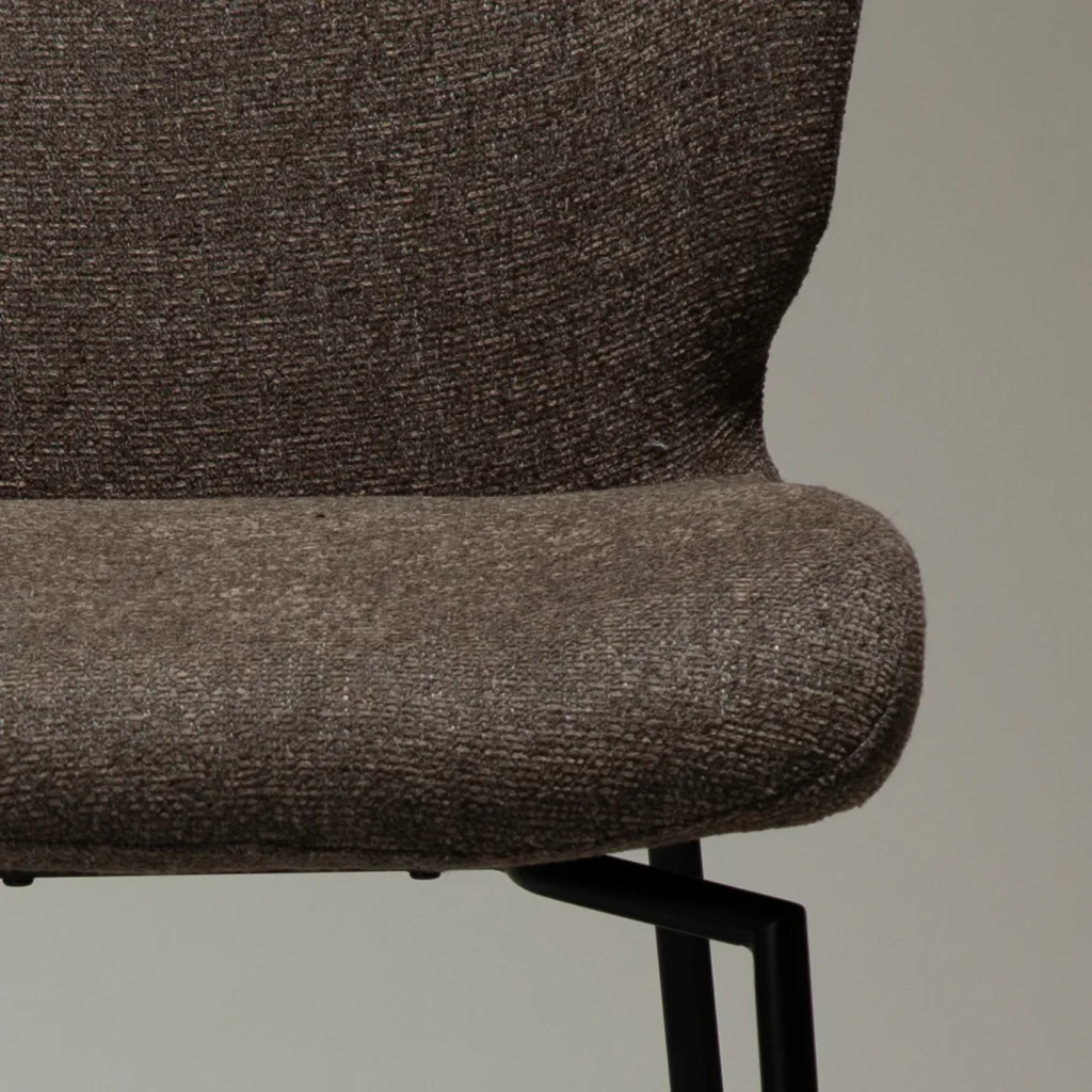 GLORY COUNTER SWIVEL Major Brown Boucle W. Black Swivel Legs 300330123 06 Detail1