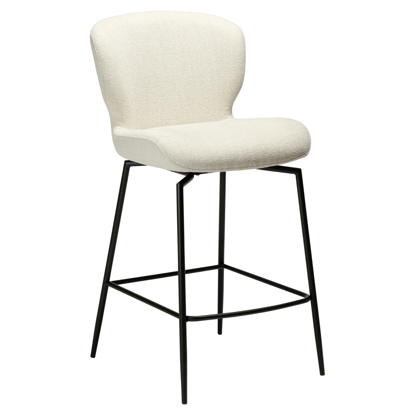 GLORY COUNTER SWIVEL Simply Beige Boucle W. Black Swivel Legs 300330124 01 Main