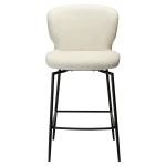 GLORY COUNTER SWIVEL Simply Beige Boucle W. Black Swivel Legs 300330124 02 Front