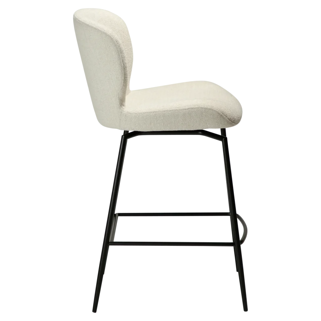 GLORY COUNTER SWIVEL Simply Beige Boucle W. Black Swivel Legs 300330124 03 Profile