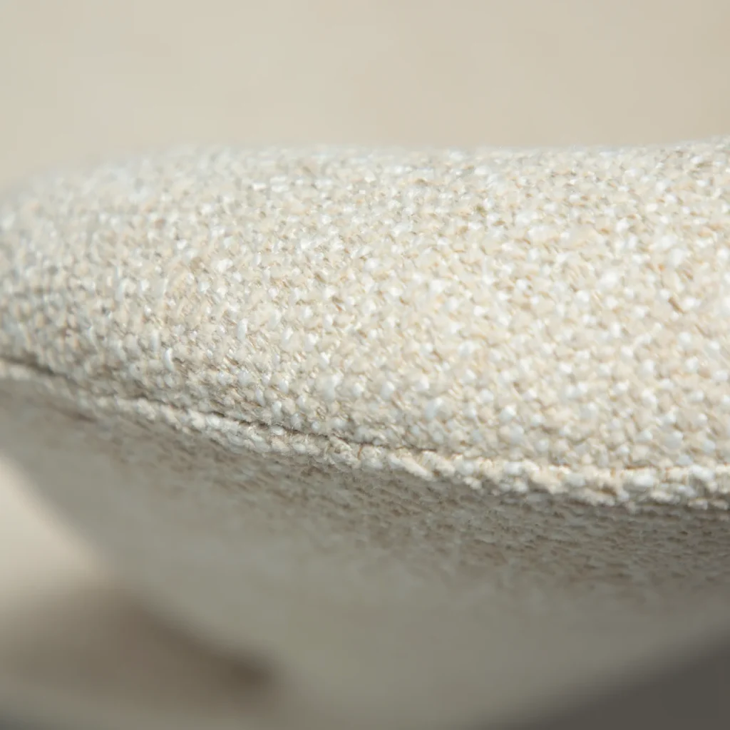 GLORY SWIVEL CHAIR Simply Beige Boucle W. Chrome Legs 100330210 08 Detail3