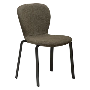 HEAP CHAIR Dark Olive Boucle W. Antique Pewter Legs 100801220 01 Main