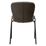 HEAP CHAIR Major Brown Boucle W. Black Legs 100801210 04 Back