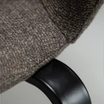 HEAP CHAIR Major Brown Boucle W. Black Legs 100801210 06 Detail1