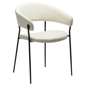 REBOOT CHAIR Simply Beige Boucle W. Black Legs 100107302 01 Main