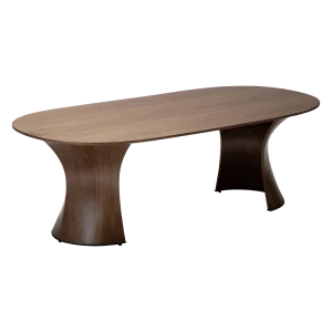 ROOT Coffee Table Oval Walnut Veneer 600800221 01 Main