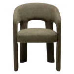 SPLENDOR ARMCHAIR Dark Olive Boucle 100107203 02 Front
