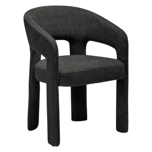 SPLENDOR ARMCHAIR Raven Black Boucle 100107201 01 Main