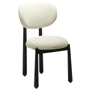 WOKE CHAIR Simply Beige Boucle W. Black Legs 01 Main