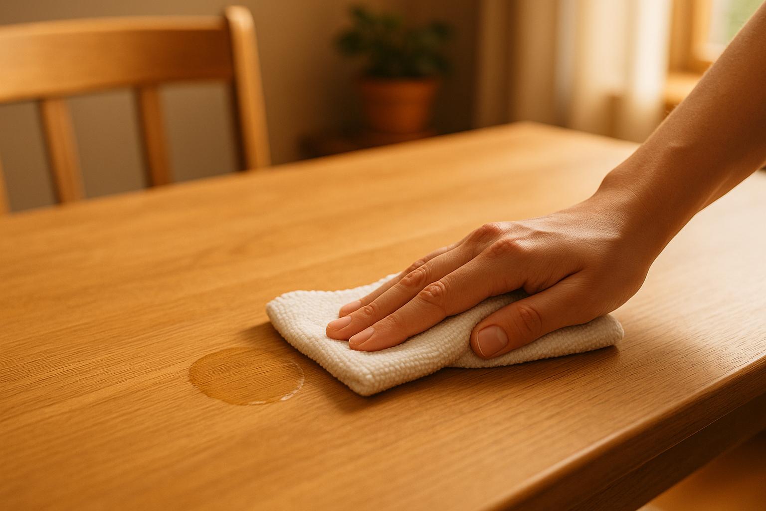 Hausmittel gegen Wasserflecken: Was wirklich hilft